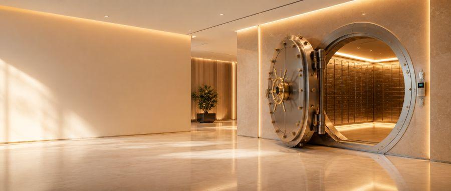 Bank-grade security vault, representative of ShreeJee Safe's product range